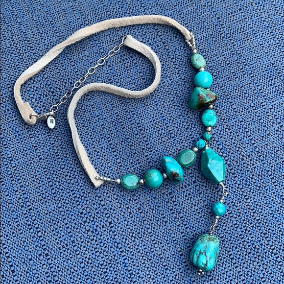 Studio Barse Jewelry - Studio Barse Vintage Turquoise Sterling Necklace